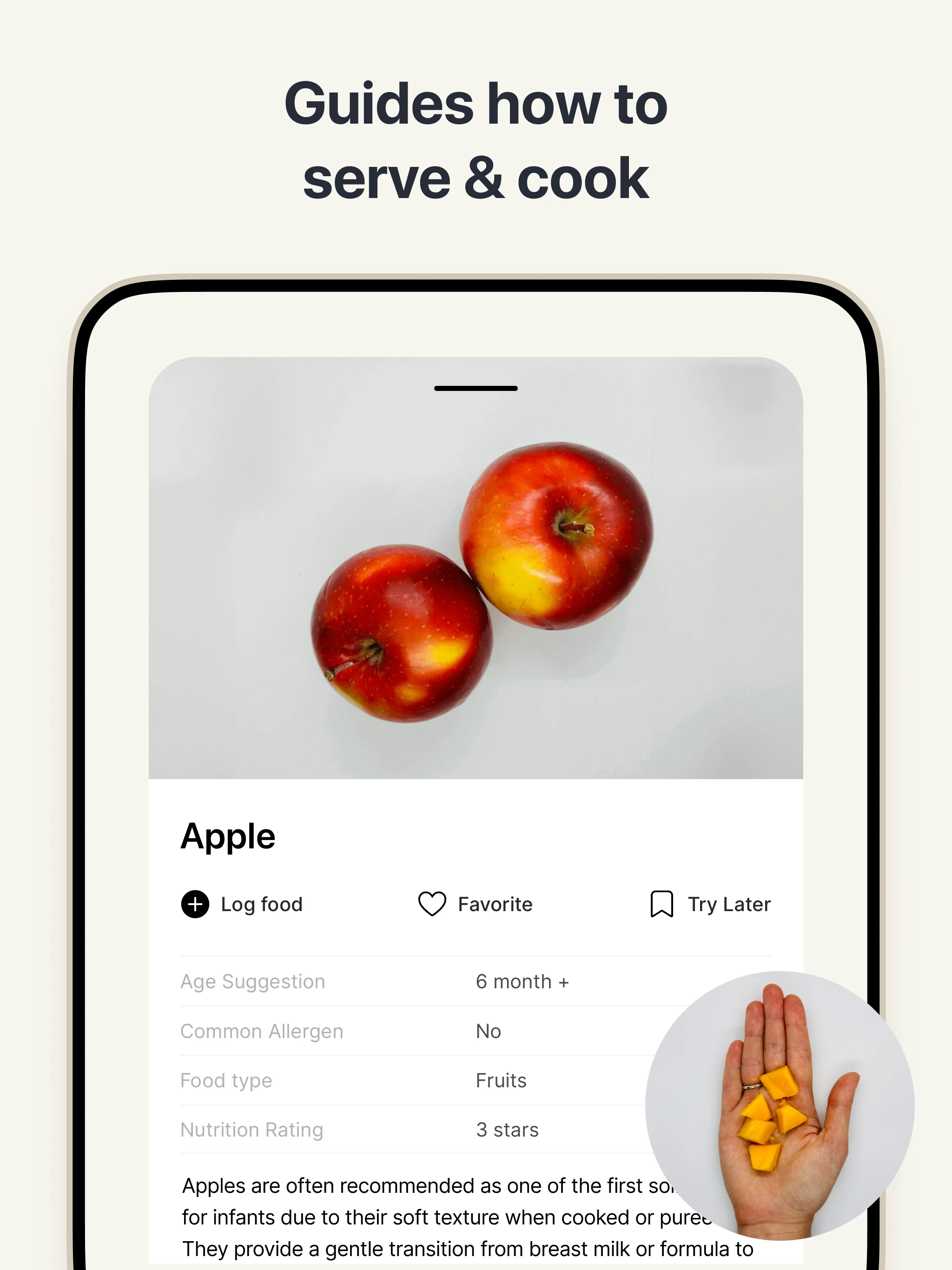 Starting Solids: Baby Food screenshot